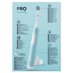 Oral-B elektrická zubná kefka Pro Series 1 Blue + cestovné púzdro