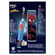 Oral-B elektrická zubná kefka Pre Kids Spiderman + cestovné púzdro