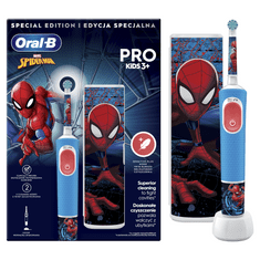 Oral-B elektrická zubná kefka Pre Kids Spiderman + cestovné púzdro