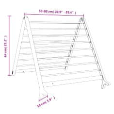 Vidaxl Sušiaci stojan na vaňu výsuvný 53-90 cm hliník