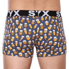 Styx Pánske boxerky art športová guma pivo (G1357) - veľkosť XL