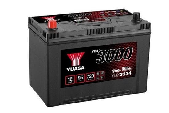 Yuasa 95 Ah Autobatéria 12V ,720 A ,YBX3334