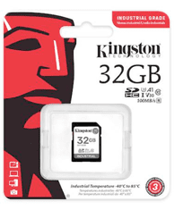 Kingston Industrial SDHC spominska kartica, 32 GB, 100 MB/s, Class 10, UHS-I, U3, V30, A1