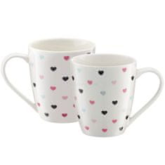 DAJAR AMBITION Porcelánový hrnček Love Little Hearts 370 ml