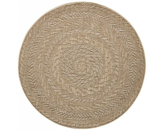 NORTHRUGS Kusový koberec Forest 103998 Beige / Brown – na von aj na doma