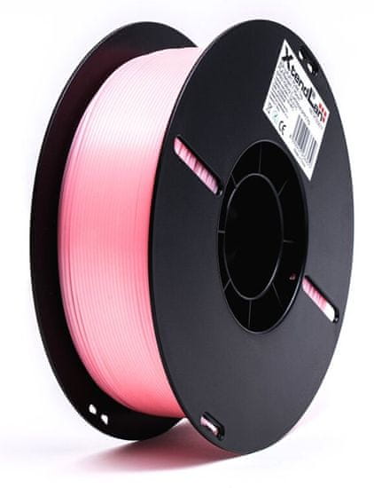 XtendLan tisková struna (filament), PLA, 1,75mm, 1kg, svítící ružový (3DF-LPLA1.75-PK 1kg)