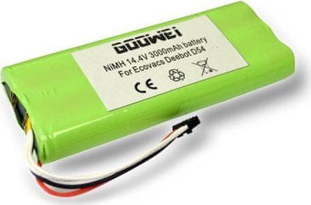 4DAVE Baterie Ecovacs Deebot D54, D56, D58, D59 – NiMH 3000 mAh