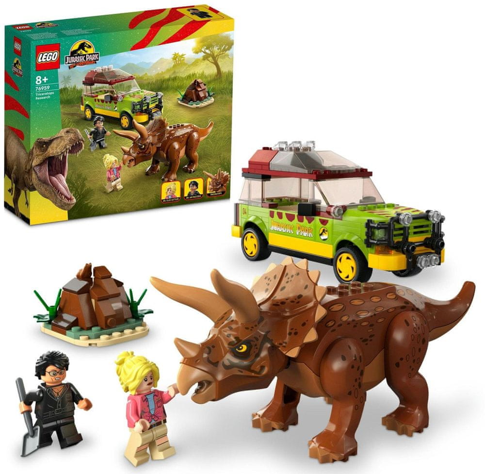 LEGO Jurassic World 76959 Skúmanie triceratopsa