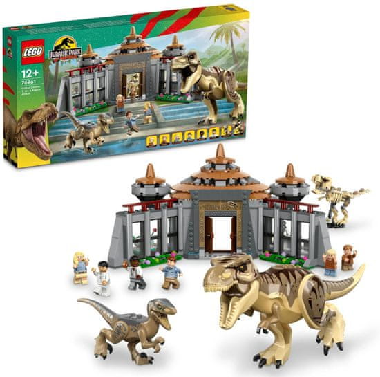 LEGO Jurassic World 76961 Návštevnícke centrum: útok T-rexe a raptora