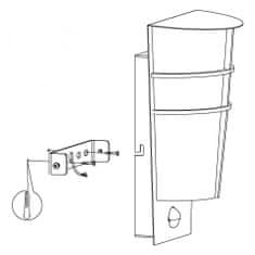 EGLO EGLO Svietidlo vonkajšie nástenné 96018
