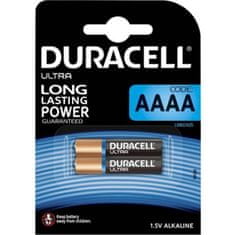 Duracell 2x ULTRA AAAA Alkalické Batérie E96 LR8D425 1.5V Blister