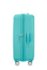 American Tourister Cestovný kufor Soundbox 67cm modrá Spinner rozšíriteľný