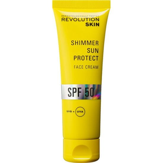 Revolution Skincare Krém na tvár SPF 50 Shimmer Sun Protect (Face Cream) 50 ml