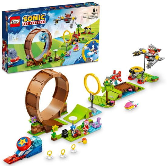 LEGO Sonic The Hedgehog 76994 Sonicova slučková výzva v Green Hill Zone