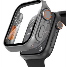BB-Shop Puzdro 2v1 + tvrdené sklo pre Apple Watch 7/8 45MM, čierne