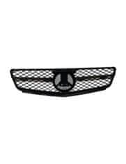Protec Predná maska Mercedes W204/S204 2007-2014 čierna chrómová