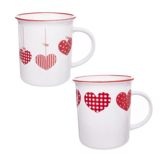 ORION ORION porcelánové hrnčeky Home Love, 2 ks, 350 ml