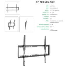 Superior Electronics držiak na TV 37" - 70" Tilt Extra Slim