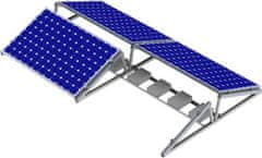 4DAVE Solarmi kompletní držák SC pro uchycení 8ks sol. panelů na plochou střechu, typ východ-západ, 35mm, 1134mm