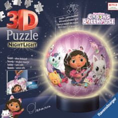 Ravensburger Puzzle-Ball Gabby's Dollhouse 72 dielikov (nočná edícia)