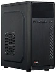 PORTE skriňa MidT B31 / Middle tower / bez zdroja / 2x USB 3.0 / čierna