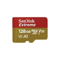 SanDisk Extreme/micro SDXC/128GB/UHS-I U3 / Class 10/+ Adaptér
