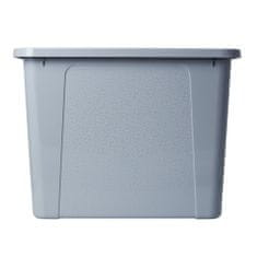 EDANTI Plastový Box S Vekom Multibox 40X33X30 Cm, 30 L, Sivý