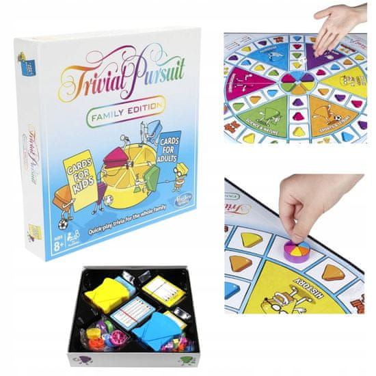 Rebel Rodinná stolová hra Trivial Pursuit Hasbro