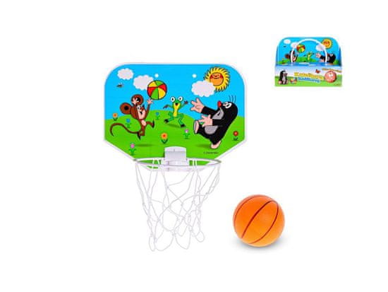 Mikro Trading KRTEK basketbalový kôš 33x25 cm s loptou 9 cm v krabici
