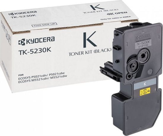 Kyocera Kyocera toner TK-5230K, pro M5521cdn/cdw, P5021cdn/cdw, černý, 2600 stran