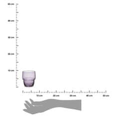 Dekorstyle Súprava 6 farebných pohárov 280 ml