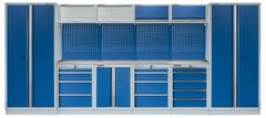 AHProfi Kvalitný PROFI BLUE dielenský nábytok - 4535 x 2000 x 495 mm - MTGS1300A11