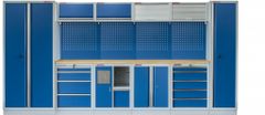 AHProfi Kvalitný PROFI BLUE dielenský nábytok 4235 x 495 x 2000 mm - MTGS1301AA Blue