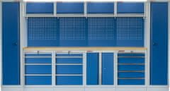 AHProfi Kvalitný PROFI BLUE dielenský nábytok 3920 x 495 x 2000 mm - MTGS1300A8 Blue