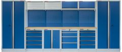 AHProfi Kvalitný PROFI BLUE dielenský nábytok - 4535 x 2000 x 495 mm - MTGS1300AH Blue