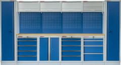 AHProfi Kvalitný PROFI BLUE dielenský nábytok 3920 x 495 x 2000 mm - MTGS1300AN Blue