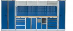 AHProfi Kvalitný PROFI BLUE dielenský nábytok 4235 x 495 x 2000 mm - MTGS1301AJ Blue