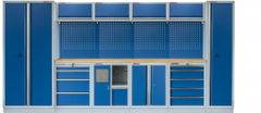 AHProfi Kvalitný PROFI BLUE dielenský nábytok 4235 x 495 x 2000 mm - MTGS1301AI Blue