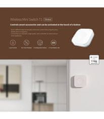 AQARA AQARA Wireless Mini Switch T1 (WB-R02D) - Zigbee 3.0 batériový ovládač