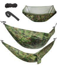 Gardlov Turistická hojdacia sieť Santiago Army 260 x 140 cm Malatec 10149