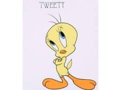 Looney Tunes Looney Tunes Tweety bielo-šedé dievčenské pyžamo s krátkym rukávom, letné pyžamo 10 let 140 cm