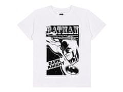 MARVEL COMICS Batman Chlapčenské biele a šedé pyžamá s krátkym rukávom, letné pyžamá 9 let 134 cm