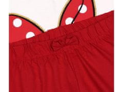 Disney Minnie Mouse Disney krémové a červené pyžamo s krátkym rukávom, letné pyžamo 10 let 140 cm