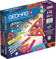 Stavebnice Geomag Glitter 35 pcs