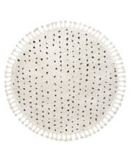 Dywany Łuszczów Kusový koberec Berber Syla B752 dots cream kruh 160x160 (priemer) kruh