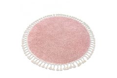 Dywany Łuszczów Kusový koberec Berber 9000 pink kruh 120x120 (priemer) kruh