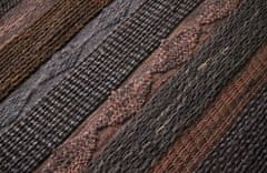 Diamond Carpets Ručne viazaný kusový koberec Black Melange DE 2006 Multi Colour 80x150