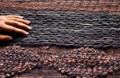 Diamond Carpets Ručne viazaný kusový koberec Black Melange DE 2006 Multi Colour 80x150