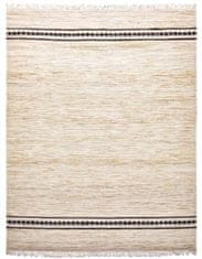 Diamond Carpets Ručne viazaný kusový koberec Biscuit DESP HL63 Ivory White 80x150