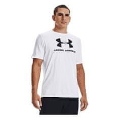 Under Armour Tričko biela XL Sportstyle Logo Tee